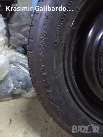 Резервна гума ( Патерица ) за Нисан Кашкай, Роуг, Жук и( 2014-...)др., снимка 5 - Гуми и джанти - 53137934