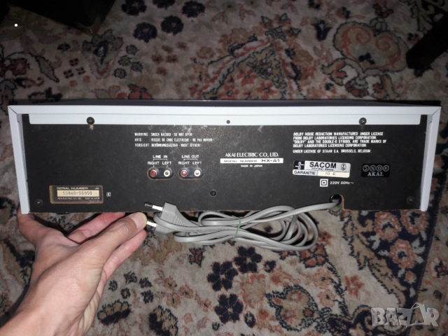 Касетен дек Akai HX - A1, снимка 6 - Декове - 53937709