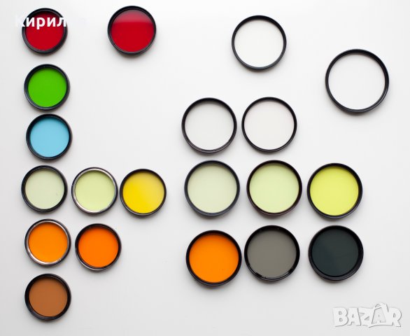 филтър UV, поляризационен, цветен, фото, 49, 52, 58, 62, 67 mm, филтри , снимка 3 - Чанти, стативи, аксесоари - 30995654