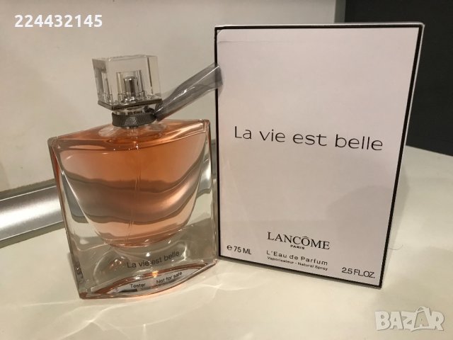 Lancome La Vie Est Belle EDP 75ml тестер, снимка 2 - Дамски парфюми - 7253235