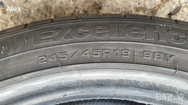 Гума 1 бр. Goodyear – 245 x 45 x 19 –   Run Flat  , снимка 3 - Гуми и джанти - 56074505