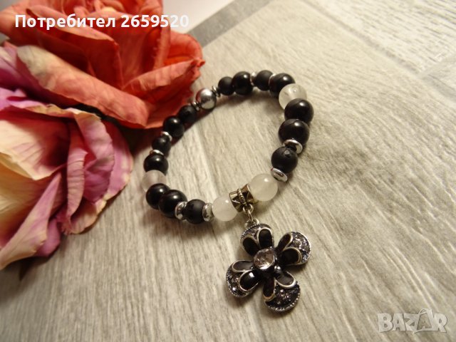 Дамска гривна от естествени камъни, снимка 3 - Гривни - 39613118