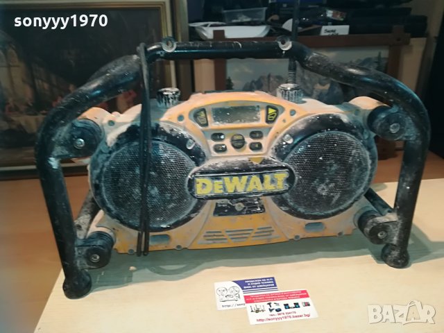 dewalt-строително радио-внос англия, снимка 4 - Ресийвъри, усилватели, смесителни пултове - 29145434