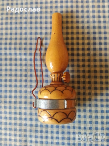 Български стар сувенир Лампа