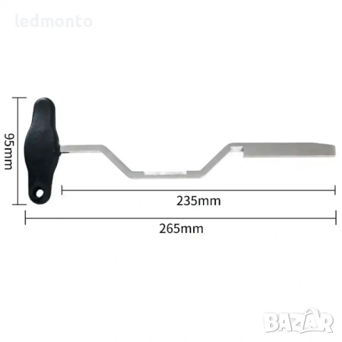 Монтажен Лост T10407 за Мехатроник DSG DQ200 0AM – Инструмент за VW, Audi, Seat, Skoda, снимка 5 - Части - 54220728