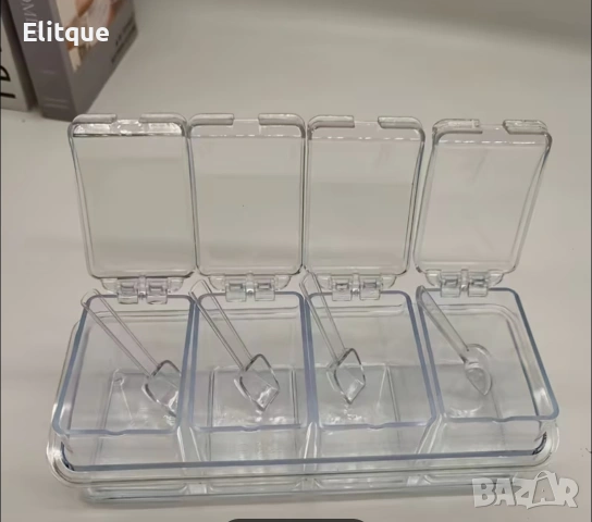 Контейнери за съхранение на подправки Crystal Seasoning Box