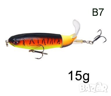    Воблер  Твърда примамка  с мека въртяща опашка, снимка 14 - Такъми - 40495890