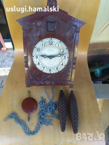 Ретро стенен часовник с кукувица, снимка 1