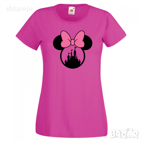 Дамска тениска Minnie Head 3 Подарък,Изненада,Рожден ден,, снимка 7 - Тениски - 36530118