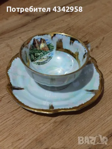 Bareuther. Bavaria. Чаша и чинийка за кафе.