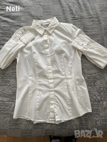 Две бели  ризи М и S, снимка 3 - Ризи - 50876885