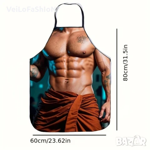 Нова забавна готварска престилка Sexy Man , снимка 2 - Други - 51100372