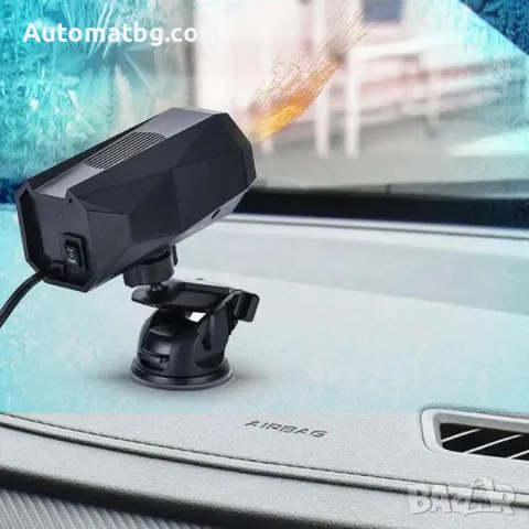 Печка за кола Automat, Печка с вентилатор, 150W, Черен, снимка 3 - Аксесоари и консумативи - 47929871