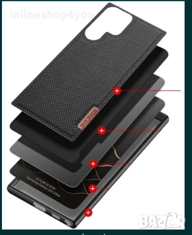 Елегантен Тънък Кейс Fino за Samsung Galaxy S22 Ultra, снимка 3 - Калъфи, кейсове - 44305448