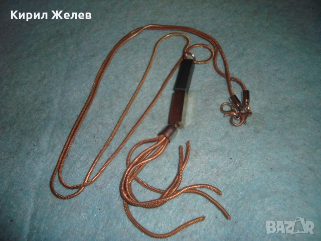 КРАСИВО СТИЛНО НЕЖНО ВЕЧЕРНО АРТ МОДНО КОЛИЕ 3044гр, снимка 4 - Колиета, медальони, синджири - 35262130