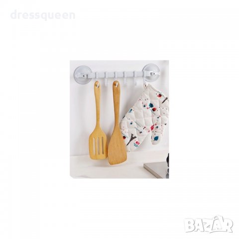 2087 Стенна закачалка с 6 бр. подвижни куки, снимка 2 - Други стоки за дома - 37364084