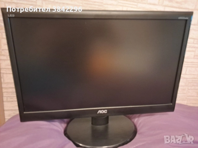 LCD Монитор AOC e950Swda 18.5″, снимка 3 - Монитори - 53925900