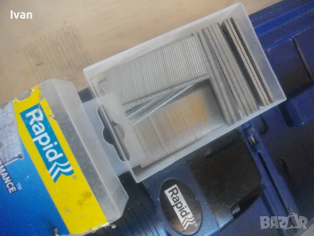 ШВЕДСКИ ПРОФИ ОРИГИНАЛЕН ПНЕВМАТИЧЕН ТАКЕР ЗА ПИРОНИ 15-50мм RAPID PB131 ПЪЛЕН КОМПЛЕКТ ПОЧТИ НОВ, снимка 5 - Други инструменти - 50350438