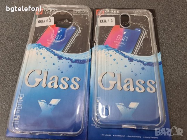 Nokia 1.3 , Nokia 5.3 комплект - прозрачен силикон+стъклен протектор, снимка 8 - Калъфи, кейсове - 29476564