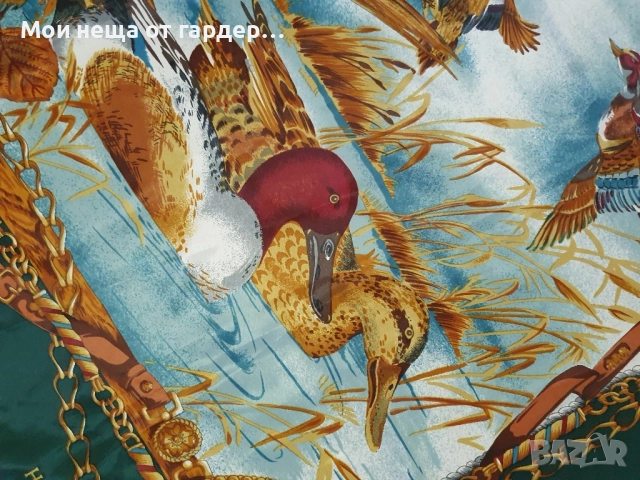 Hermes шал. винтидж, снимка 6 - Шалове - 52171323