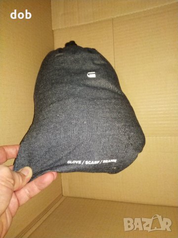Нов дамски комплект шапка, шал и ръкавици G Star Xemy Giftpack оригинал, снимка 9 - Шапки - 31351948
