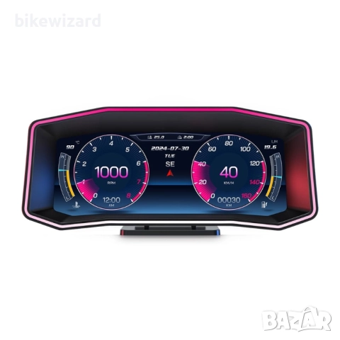 Head Up дисплей за кола OBD2 GPS с двойна система 6.2 инча НОВ