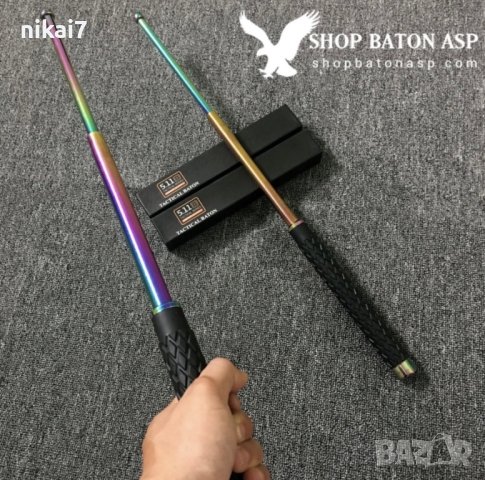 телескопична палка здрава стоманена сговаема+кальо за колан 64см, снимка 2 - Други - 42115618