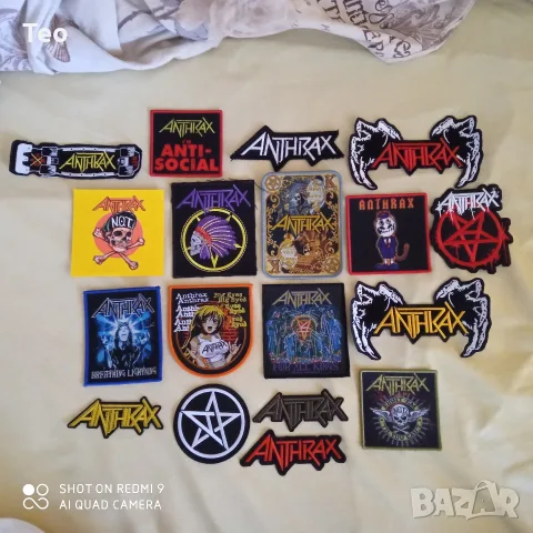 Нашивки на траш метълите Антракс / Anthrax