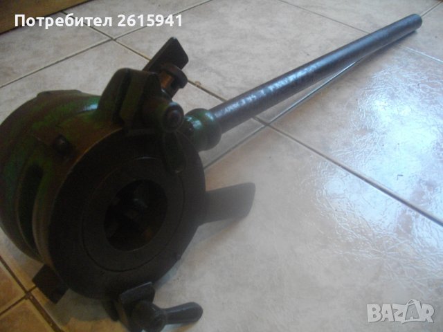 1/4-1 1/4 Цол Водпроводна Плашка За Направа На Резби На Тръби-Старо Качество-Немска-ALARM-Винтонарез, снимка 3 - Други инструменти - 42115743