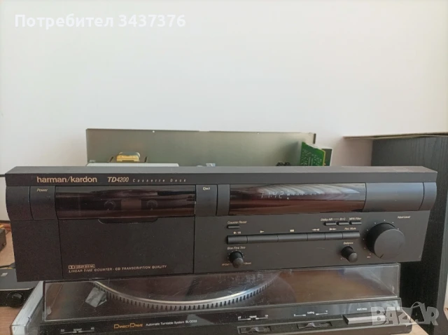 касетен дек харман кардон ТД 4200, снимка 4 - Декове - 51224607