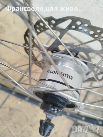 28 цола динамо капла за велосипед колело с диск център лоок 160, снимка 3 - Части за велосипеди - 48440349