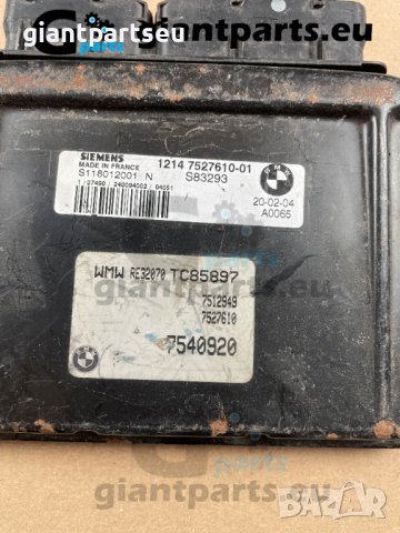 Компютър двигател за МИНИ Р50  MINI R50 R52 , 7527610-01, снимка 2 - Части - 39878227