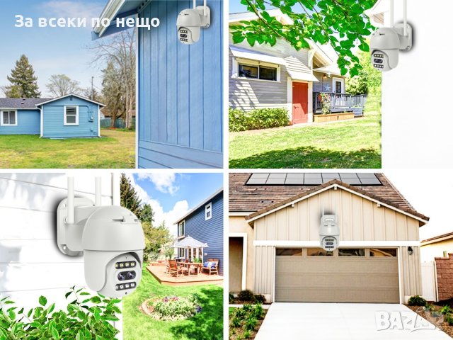 Външни камери с две лещи и оптичен зуум 10пъти до 200метра, снимка 8 - Камери - 36967858