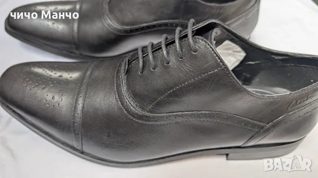 НОВИ! Clarks естествена кожа 42 (UK 8), снимка 4 - Официални обувки - 55709558
