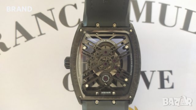 Уникален часовник Franck Muller Vanguard Carbon механичен клас 6А+, снимка 8 - Мъжки - 30281718