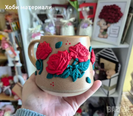 Чаши полимерна глина , снимка 12 - Ръчно изработени сувенири - 49229359