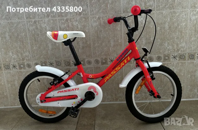 Детско колело Passati Bernice 16 alloy, снимка 3 - Детски велосипеди, триколки и коли - 56516906