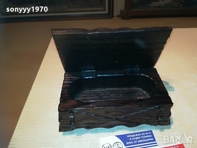 дървена кутия с метален обков-внос франция, снимка 8 - Колекции - 29524385