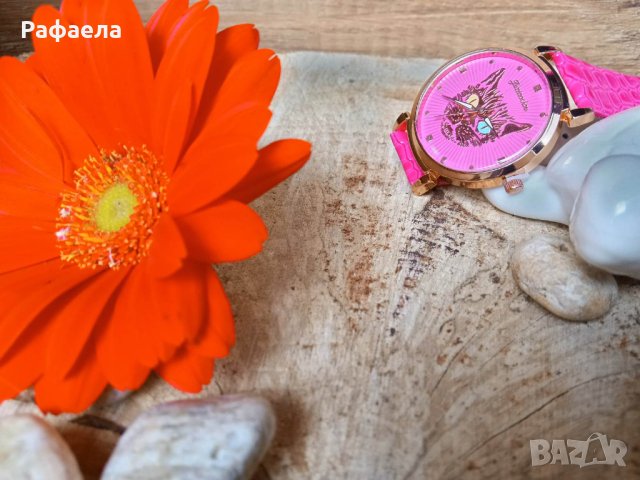 Дамски часовник - котка, снимка 3 - Дамски - 40593784