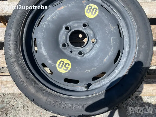 15 резервна джанта Патерица 5х112 MINI Cooper Continental 115/70/15, снимка 3 - Гуми и джанти - 50090404