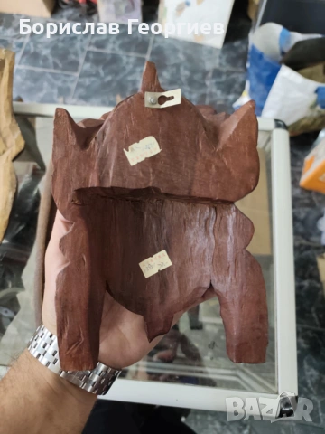 Лот дървени маски четири броя, снимка 9 - Колекции - 47351836