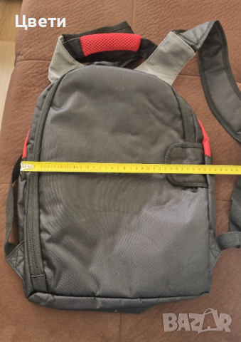 Нова раница в червено и черно, снимка 3 - Раници - 44213439