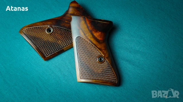 Чирени за Валтер/Walther PPK - орехови - ръчноизработени, снимка 4 - Оборудване и аксесоари за оръжия - 54100701