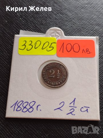 МОНЕТА 2 1/2. ДВЕ СТОТИНКИ и ПОЛОВИНА КНЯЖЕСТВО БЪЛГАРИЯ УНИКАТ 33005, снимка 12 - Нумизматика и бонистика - 38496727