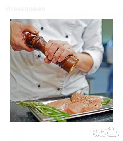 2845 Класическа дървена мелничка за черен пипер, снимка 5 - Аксесоари за кухня - 34268492