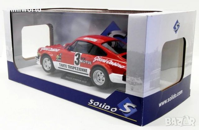 Porsche 911 SC - Gr4 Rally D'Armour 1979 - мащаб 1:18 на Solido моделът е нов в кутия, снимка 4 - Колекции - 31595179