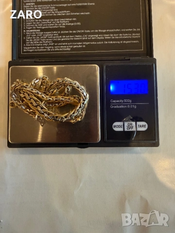 Дамски златен синджир 14 к 585 15.30гр, снимка 2 - Колиета, медальони, синджири - 54079056