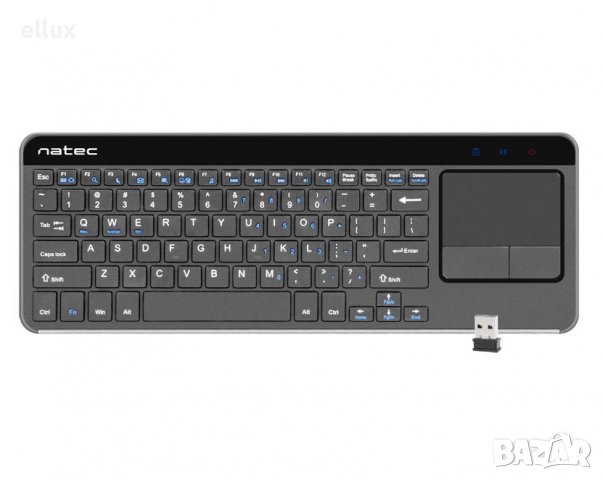 Безжична клавиатура NATEC TURBOT SLIM TOUCH NKL - 0968, снимка 2 - Клавиатури и мишки - 38323306