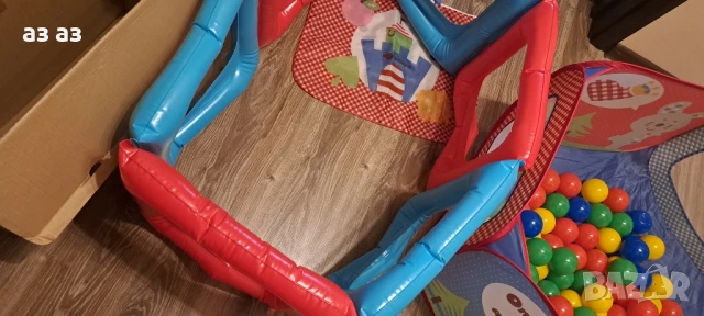Baby fitness-сух басейн с меки топки и омекотени страни, снимка 5 - Играчки за стая - 50571020