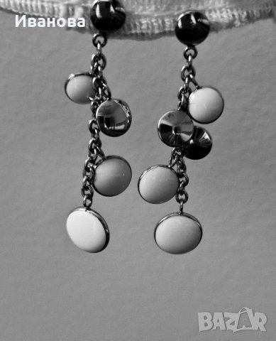 Продава сребърни обеци с опал, снимка 2 - Обеци - 31679900